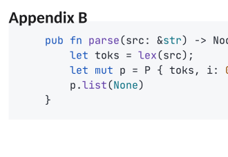 Code blocks